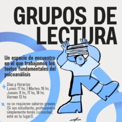 Grupo de Lectura Martes - 19:00hs. a 20:00hs.