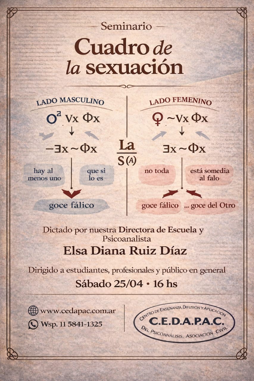 Seminario Sexuación